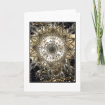 'Crystal'グリーティ空白のングカード