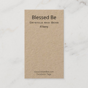 Crystal及びGemパッケージバッキング 名刺