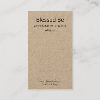 Crystal及びGemパッケージバッキング 名刺