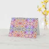 Crystal カード (黄色い花)