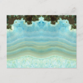 Crystal 空白の Blue日付パーティーの保存 案内ポストカード