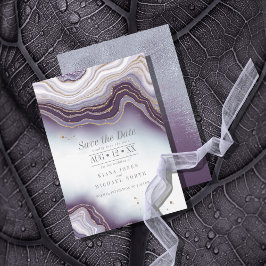 Crystal Agate結婚のアメジストID825 セーブザデート