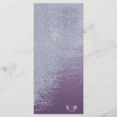 Crystal Agate結婚のメニューV2アメジストID825 メニュー (裏面)