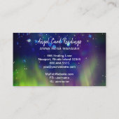 *~* Crystal Angel Wings宇宙ハート抽象芸術 名刺 (裏面)