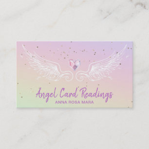 *~* Crystal Angel Wings Stary Night Sky 名刺
