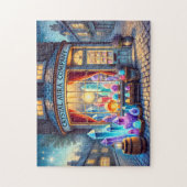 Crystal Aura Company Magical Gemstone Storefront ジグソーパズル (縦)