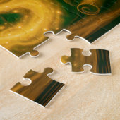 Crystal ball mage in oil-painted vision ジグソーパズル (側面)