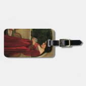 Crystal Ball Woman Waterhouse Painting ラゲッジタグ (正面横)