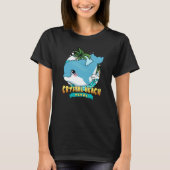 CRYSTAL BEACH TEXAS Cute Baby Dolphin Beach Souven Tシャツ (正面)