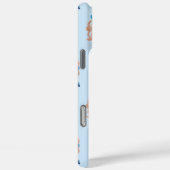 Crystal Blue Bunny and Blue Jay Heart Case-Mate iPhoneケース (裏面 / 右)