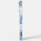 Crystal Blue Bunny and Blue Jay Heart Case-Mate iPhoneケース (裏面 / 左)