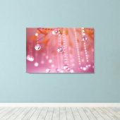 Crystal Canvas Printの夕日 キャンバスプリント (インサイチュ (ウッドフロア))