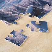 Crystal Castle Iridescent Winter Wonderland ジグソーパズル (側面)