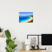 Crystal Clear Blue Ocean Bay Poster - Mediterranea ポスター (ホームオフィス)