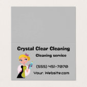 Crystal clear cleaning  名刺 (外部フラット)