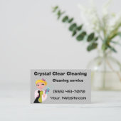 Crystal clear cleaning  名刺 (スタンド正面)
