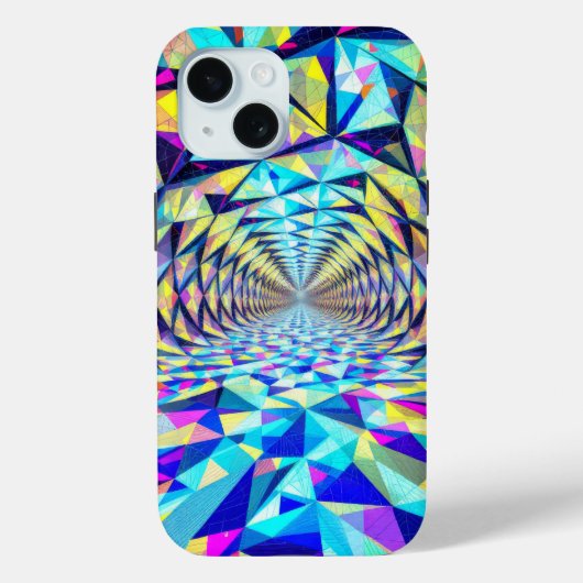 Crystal Corridor: Journey Through the Prism Case-Mate iPhoneケース (裏面)