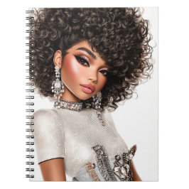 Crystal Corset Glam Girl Spiral Photo Notebook ノートブック