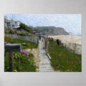 "Crystal Cove Walkway" Poster ポスター (正面)