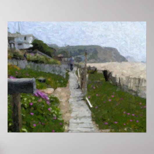 "Crystal Cove Walkway" Poster ポスター (正面)
