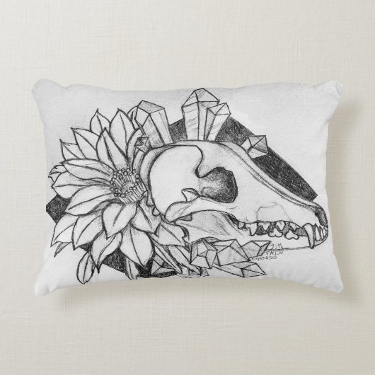 Crystal Coyote  アクセントクッション (正面)