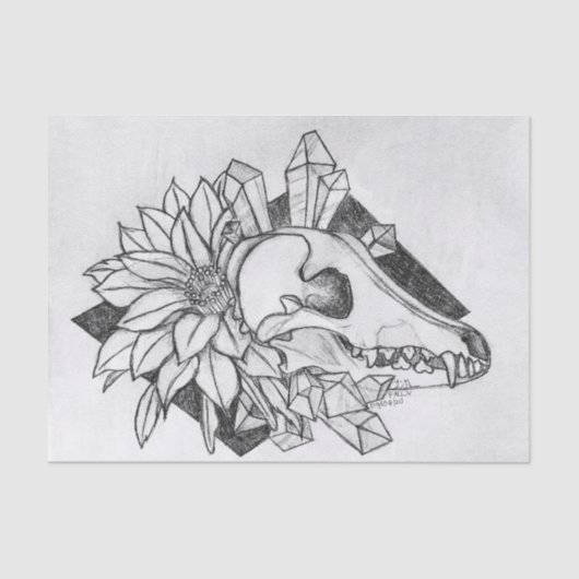 Crystal Coyote  薄葉紙 (正面)