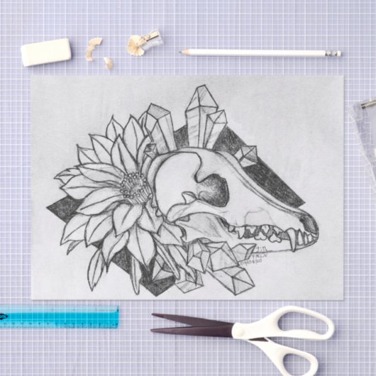 Crystal Coyote  薄葉紙 (クラフト)