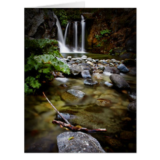Crystal Creekの上部の滝