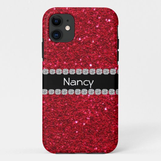 Crystal & DiamondルックRUBY RED IPHONE 5ケース Case-Mate iPhoneケース (裏面)