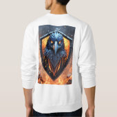 Crystal Eagle：内野T型を解き放つ スウェットシャツ (裏面)