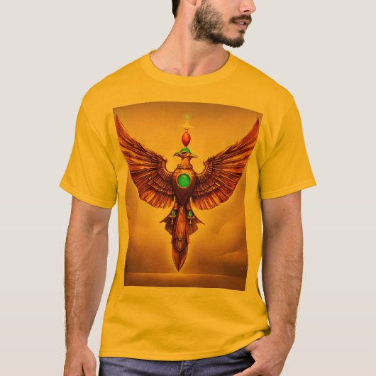 Crystal Eagle T-Shirt：ワイルドスピリットが解放 Tシャツ (正面)