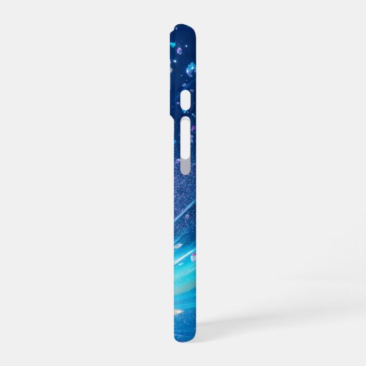 Crystal Explosion Phone Case iPhone 16ケース (左側面)