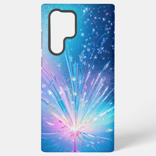 Crystal Explosion Phone Case Samsung Galaxyケース (裏面)