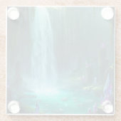 Crystal Falls of the Hidden Realm ガラスコースター (裏面)