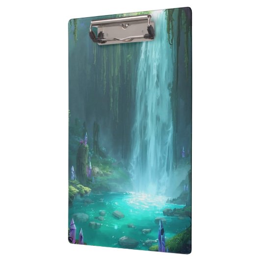 Crystal Falls of the Hidden Realm クリップボード (左)