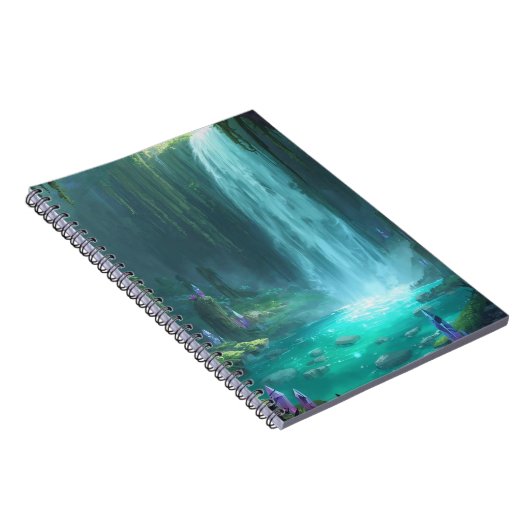 Crystal Falls of the Hidden Realm ノートブック (右側)