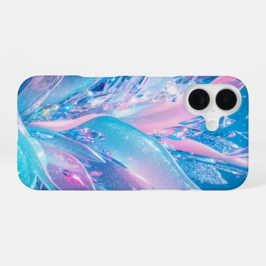 Crystal Fantasy Phone Case iPhone 16ケース (裏面横)