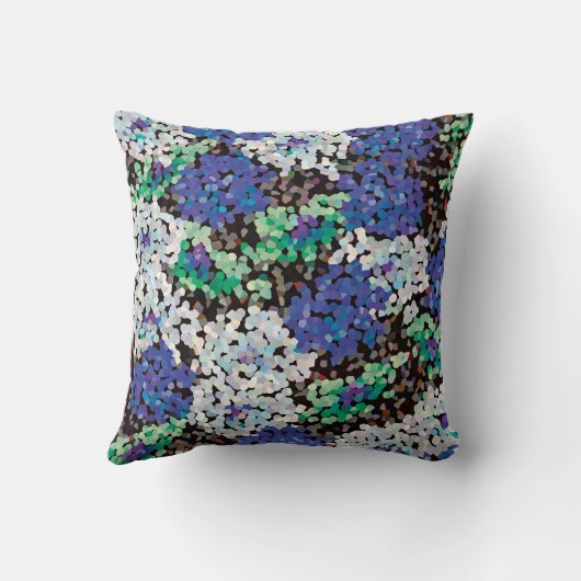 Crystal Floral Blooms クッション (裏面)