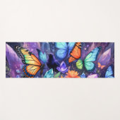 Crystal Garden Crows, Raven Butterflies  ヨガマット (正面(横))