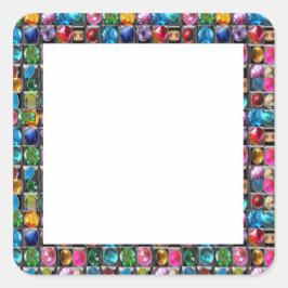 CRYSTAL GEM PEARL FRAME BLANKS : DIY 2014 スクエアシール