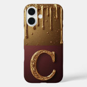 💎 Crystal Glitter C Monogram Dripping Luxe  Case-Mate iPhoneケース (裏面)