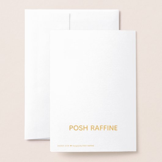 Crystal Golden Lion – Blank Art  箔カード (裏面封筒付き)