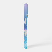 Crystal Heart Light Burst Phone Case iPhone 16ケース (右側面)