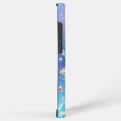 Crystal Heart Light Burst Phone Case Samsung Galaxyケース (右側面)