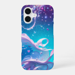 Crystal Hearts & Ribbons Phone Case iPhone 16ケース