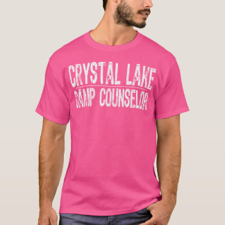 Crystal Lake Camp Counselor Distressed Tシャツ