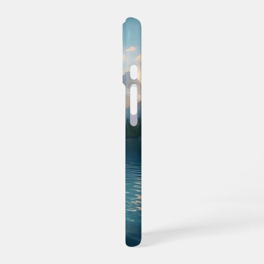 Crystal Lake Serenity iPhone 16ケース (左側面)