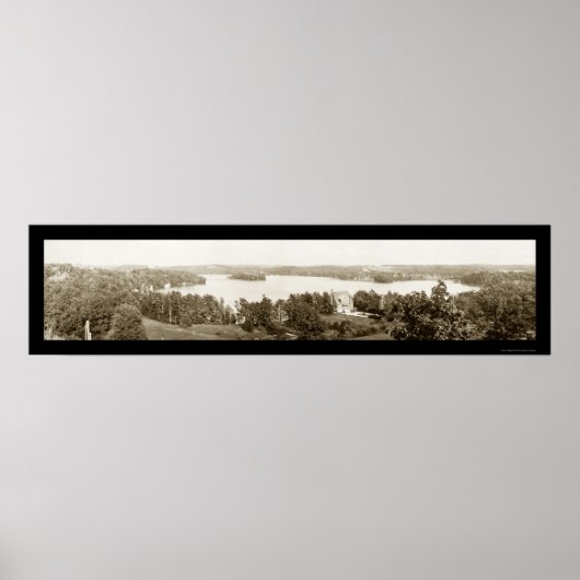 Crystal Lake Wisconsin Photo 1913 ポスター (正面)