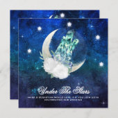 *~* CRYSTAL MOON銀河系WebサイトAR14 RSVP 結婚's 招待状 (正面/裏面)