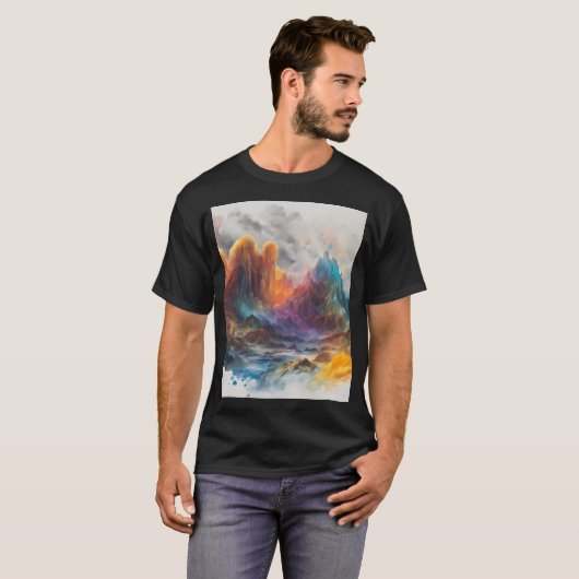Crystal Mountains Graphic Tシャツ (正面フル)